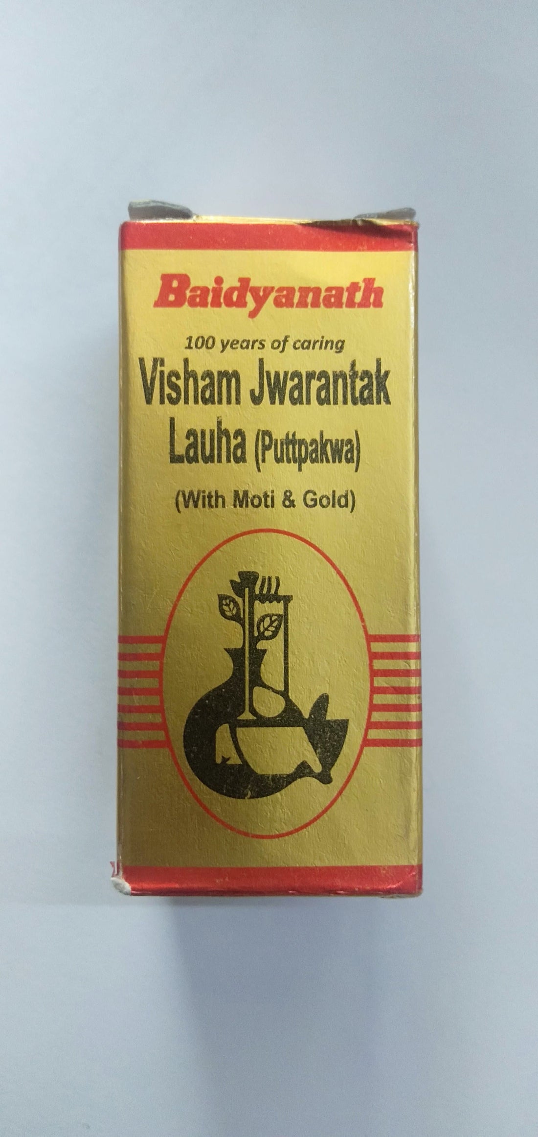 Baidyanath Visham jwarantak Lauha (Puttpakwa) (with Moti & Gold) - 10 Tabs