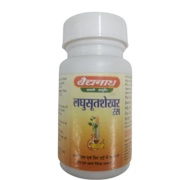 Baidyanath Laghu Sutshekhar Tablets - 40 Tabs