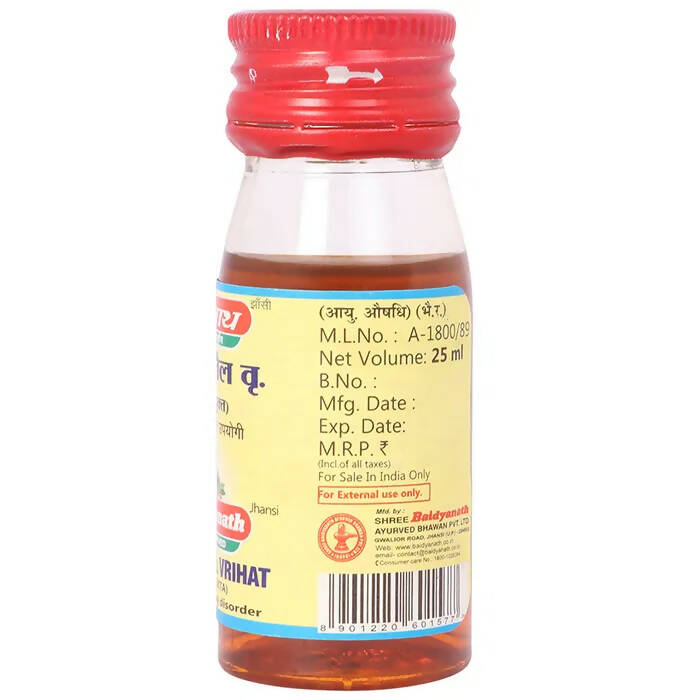 Baidyanath Jhansi Vishnu Tel Vrihat (Kesar Yukta) - 25 ML