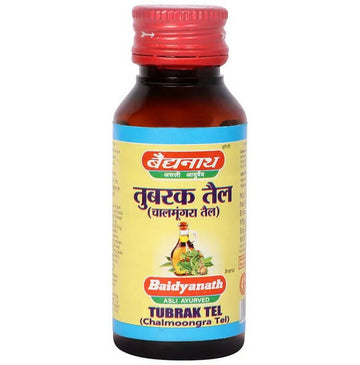 Baidyanath Jhansi Tubrak Tel (Chalmoongra Tel) - 25 ML