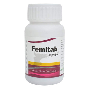 Jain Ayurveda Jain Femitab Capsules - 60 Count, Grey
