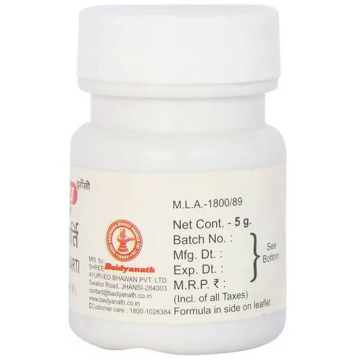 Baidyanath Jhansi Chandrodayavarti Tablets - 5 GM ( Tabs)