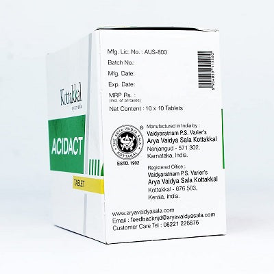 Kottakkal Acidact Tablet - 100 Nos
