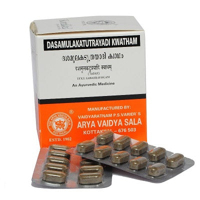 Kottakkal Dasamulakatutrayadi Kwatham Tablets - 100 Nos