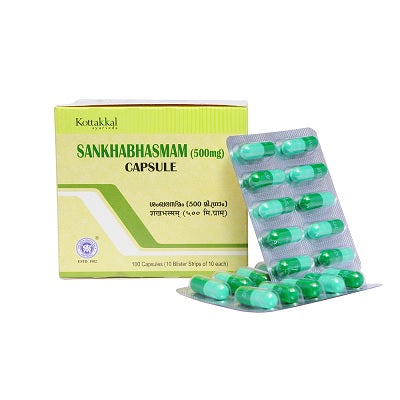Kottakkal Sankha Bhasmam Capsule - 100 Nos