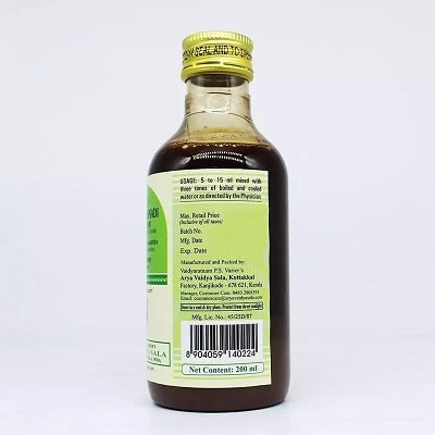 Kottakkal Cheriya Rasnadi Kashayam - 200 ML