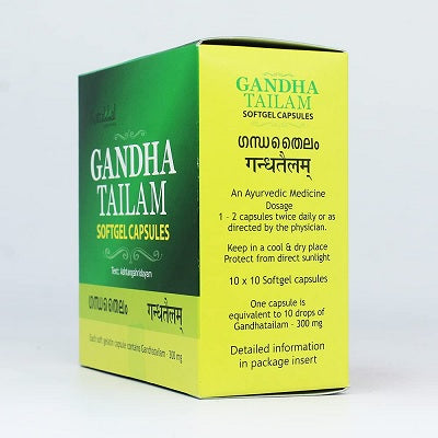 Kottakkal Gandha Tailam Softgel Capsules - 100 Nos