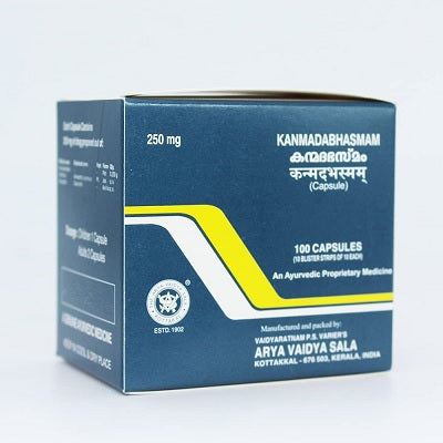 Kottakkal Kanmada Bhasmam Capsules - 100 Nos