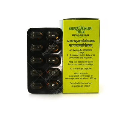 Kottakkal Maharajaprasaranitailam Softgel Capsules - 100 Nos