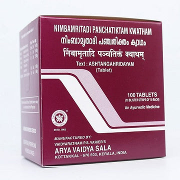 Kottakkal Nimbamritadi Panchatiktam Kwatham Tablets - 100 Nos