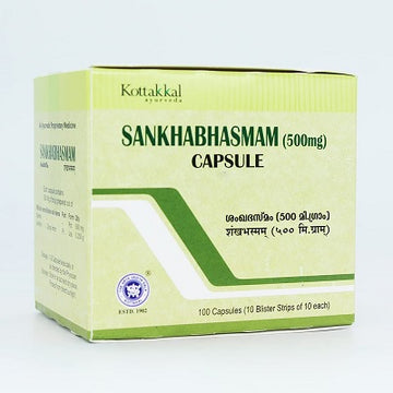 Kottakkal Sankha Bhasmam Capsule - 100 Nos
