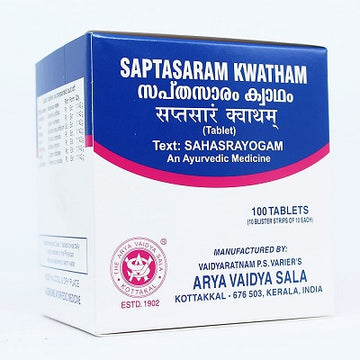 Kottakkal Saptasaram Kwatham Tablets - 100 Nos