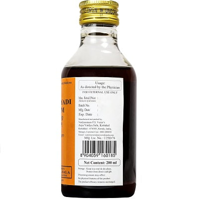 Kottakkal Sidharthakadi Kera Tailam - 200 ML