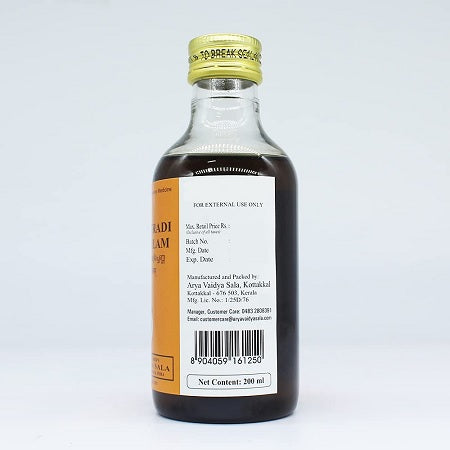 Kottakkal Venupatradi Kera Tailam - 200 ML
