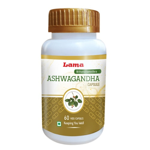 Lama Ashwagandha Veg Capsule - 60 Capsules