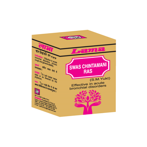 Lama Swas Chintamani Ras (Swarna Moti Yukt) Tablet