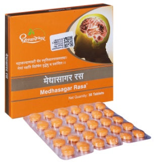 Dhootapapeshwar Medhasagar Rasa Tablets - 30 Tabs