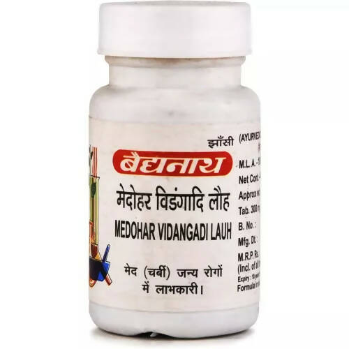 Baidyanath Jhansi Medohar Vidangadi Lauh - 40 Tabs