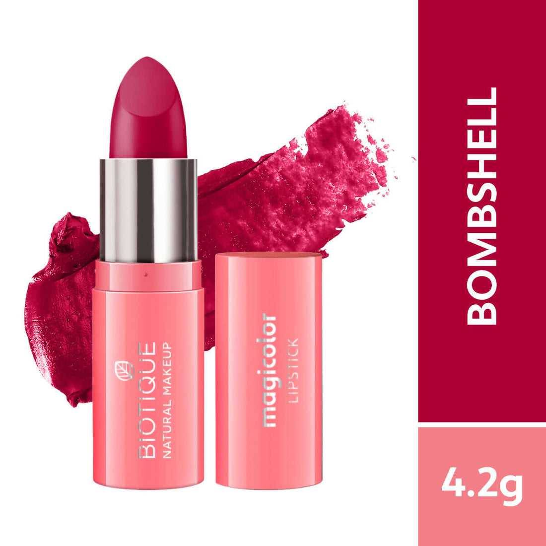 Biotique Magicolor Lipstick - Bombshell - 4.2 GM