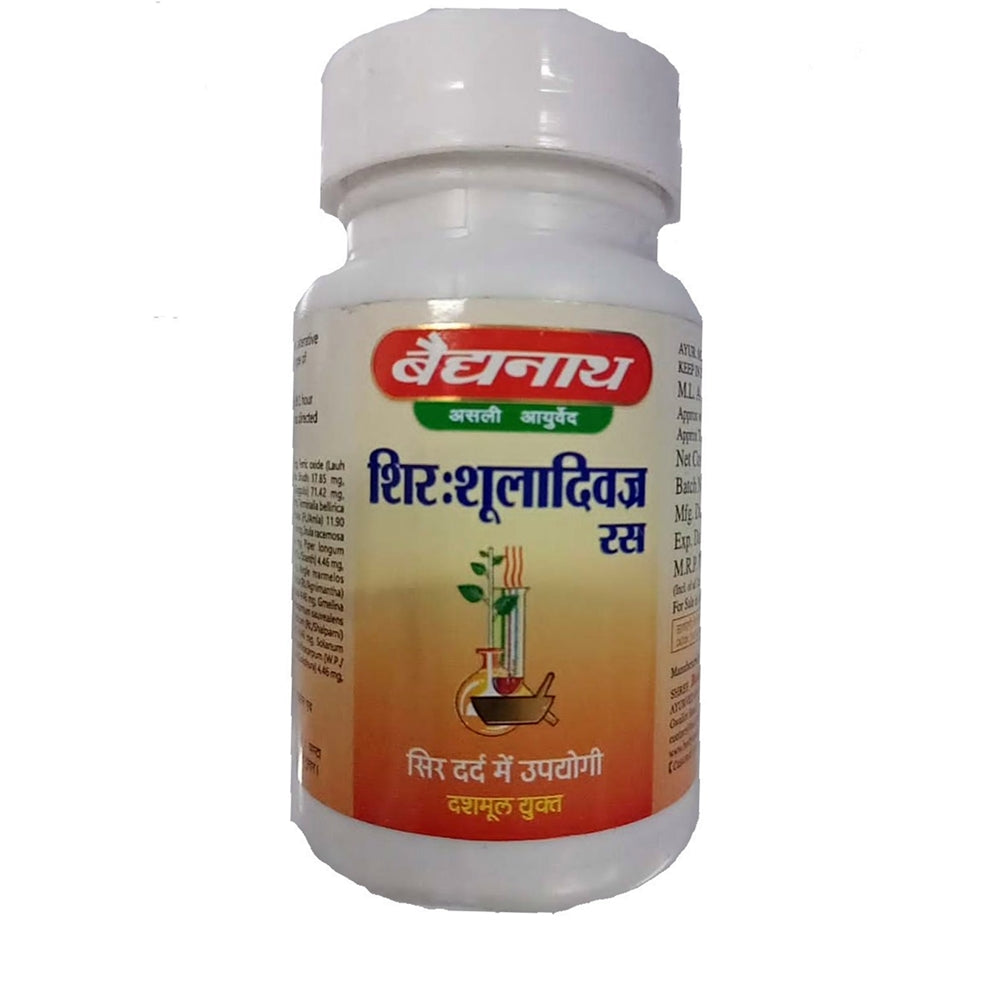 Baidyanath Jhansi Shirashooladivajra Ras - 40 Tabs
