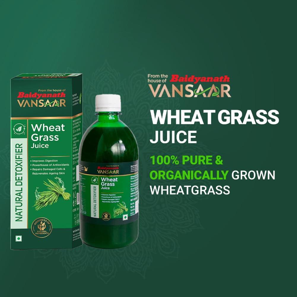 Baidyanath Vansaar Wheat Grass Juice - 1 Ltr