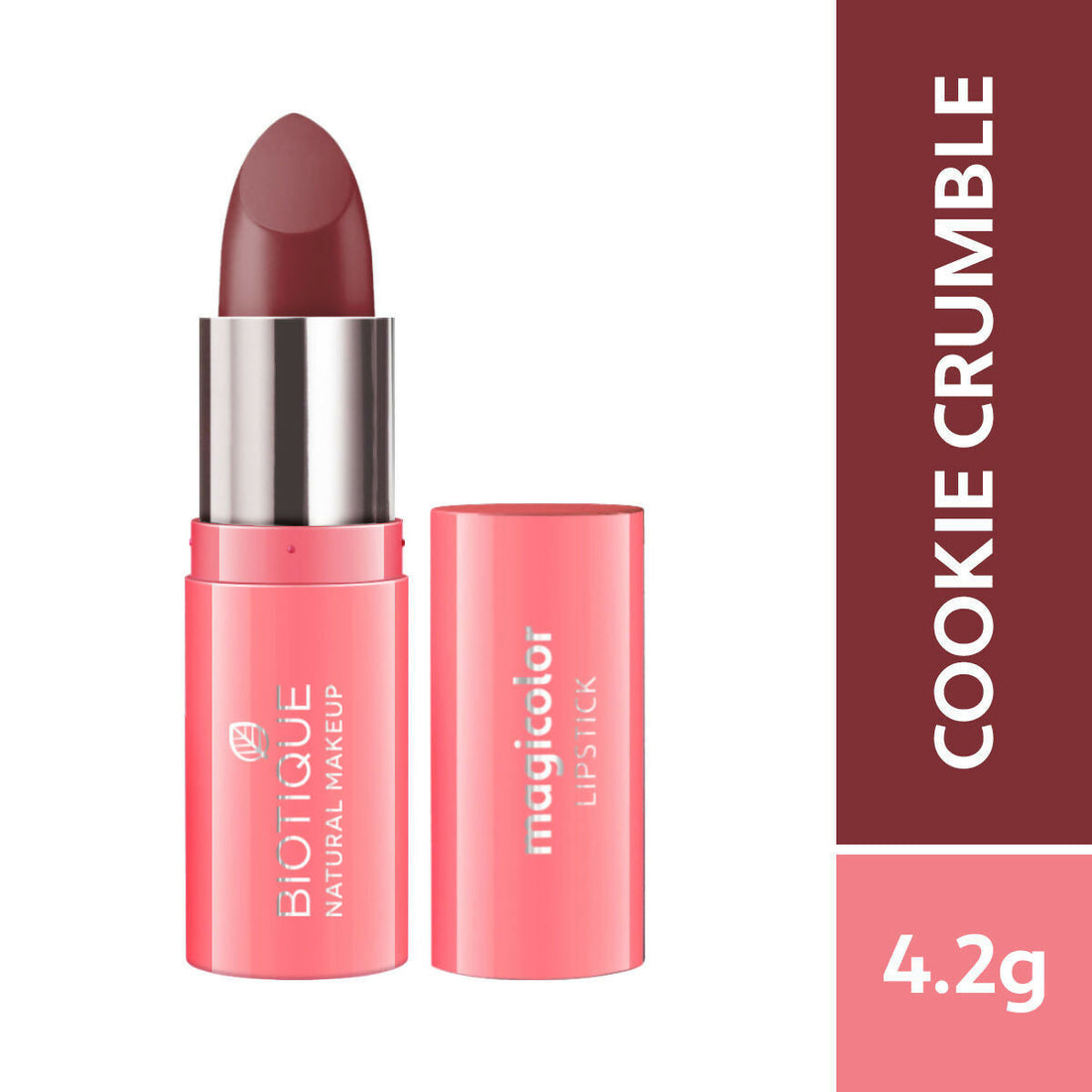 Biotique Magicolor Lipstick - Cookie Crumble - 4.2 GM