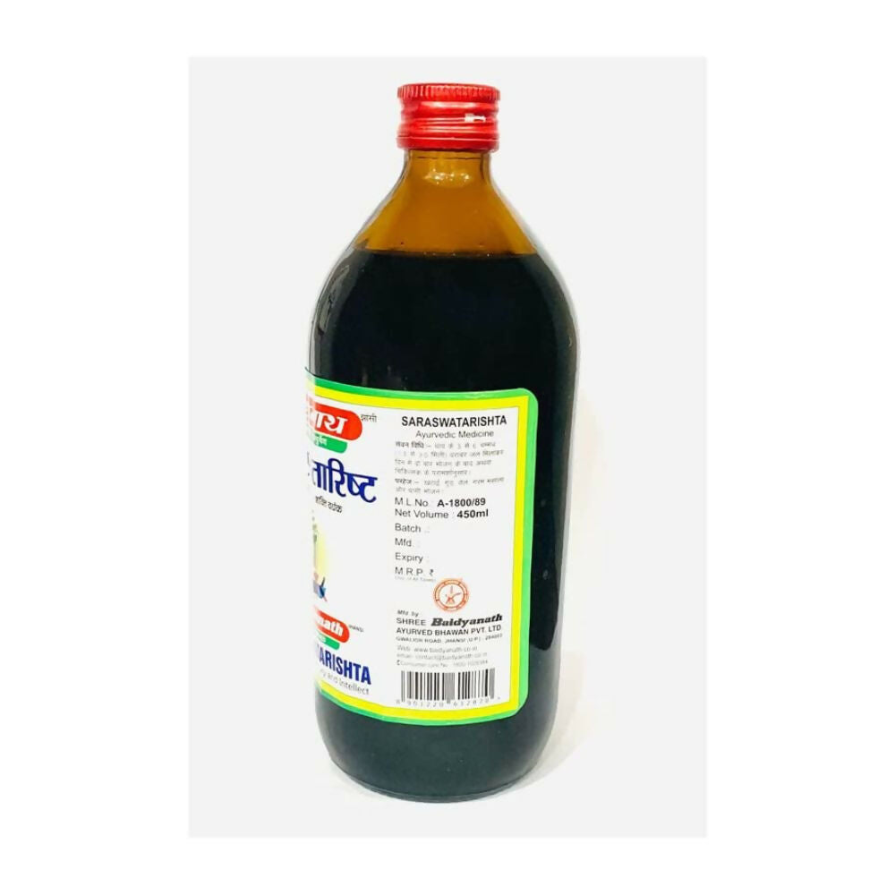 Baidyanath Jhansi Saraswatarishta Syrup - 450 ML