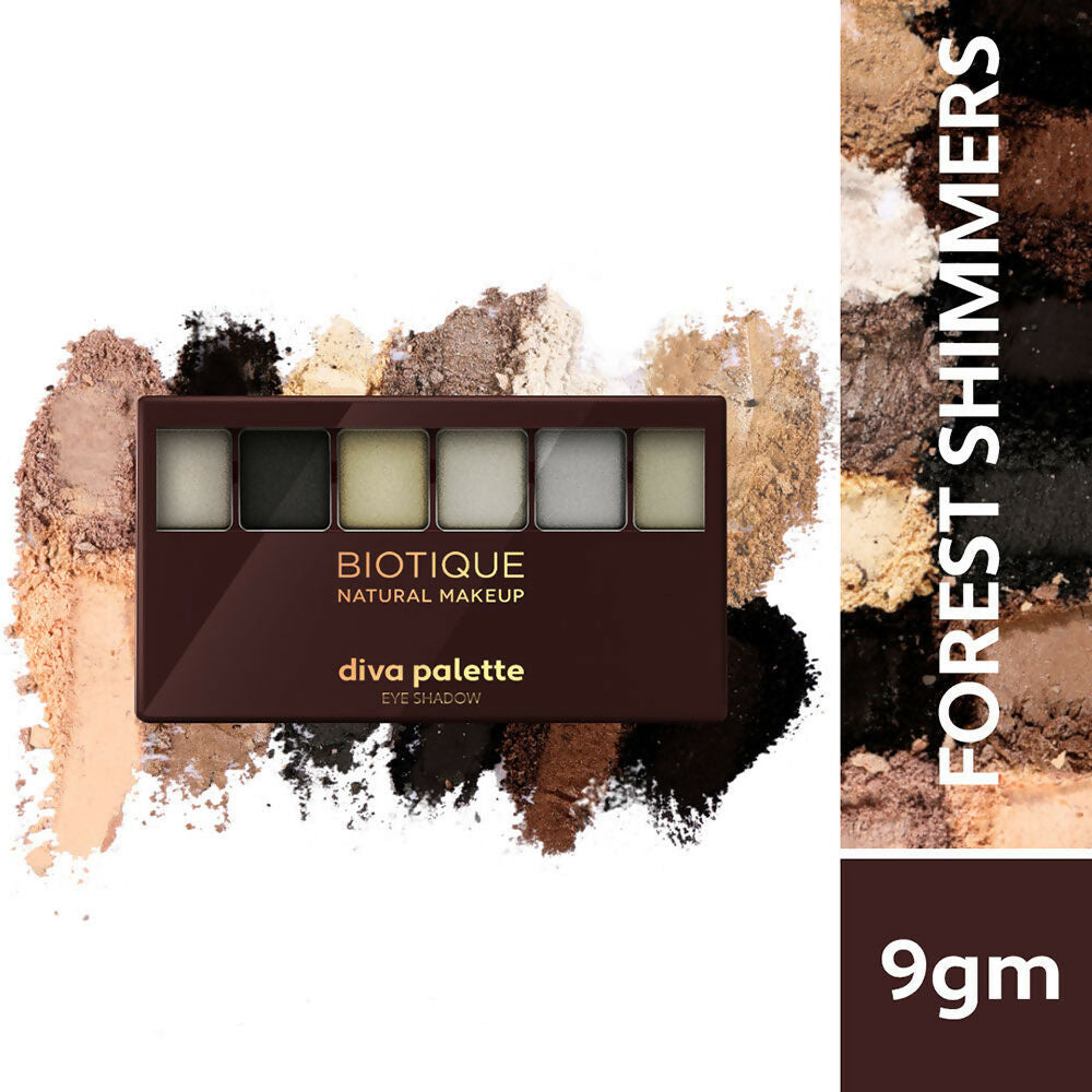 Biotique Diva Palette Eye Shadow - Forest Shimmers - 9 GM