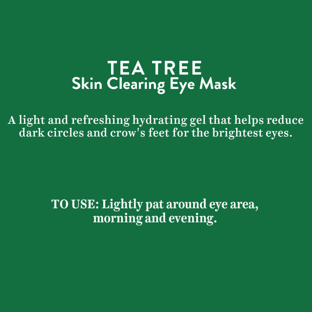 Biotique Advanced Organics Tea Tree Skin Clearing Eye Mask - 15 GM