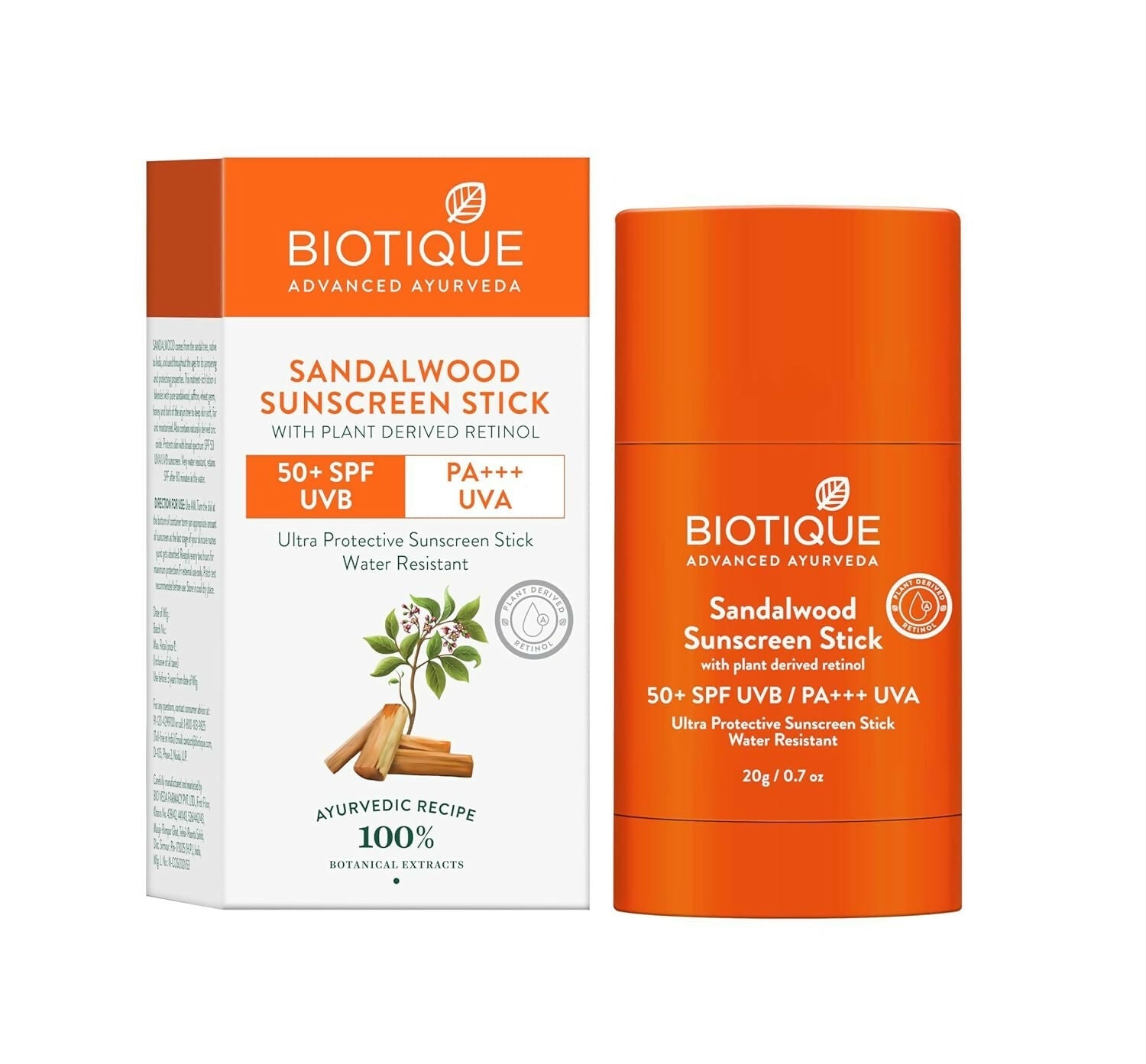 Biotique Sandalwood Sunscreen Stick SPF 50+ - 20 GM