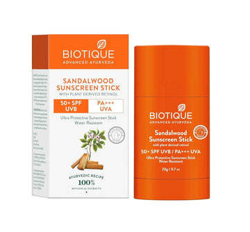 Biotique Sandalwood Sunscreen Stick SPF 50+ - 20 GM
