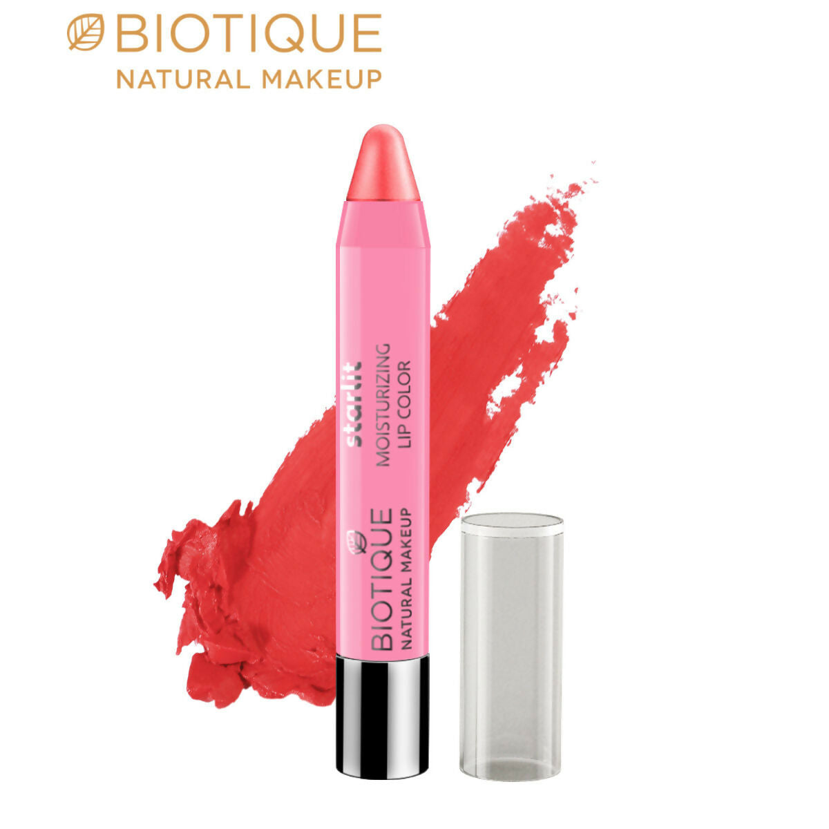 Biotique Starlit Moisturising Lipstick - Coral Dew - 3 5 GM