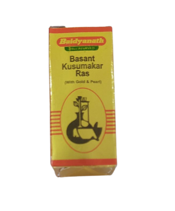 Baidyanath Basant Kusumakar Ras (with Gold, Silver & Pearl)