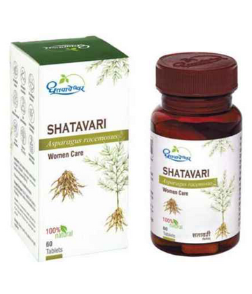 Dhootapapeshwar Shatavari Tablets - 60 Tabs
