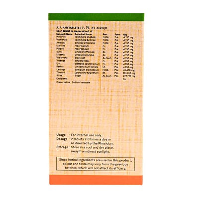 Sitaram Ayurveda A.P. Har Tablet - 100 Tabs
