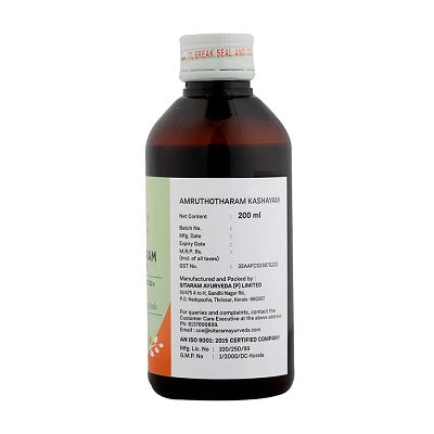 Sitaram Ayurveda Amruthotharam Kashayam - 200 ML