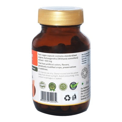Sitaram Ayurveda Ashwagandha Capsules - 60 Capsules