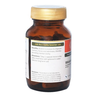 Sitaram Ayurveda Brahmi Capsules - 60 Capsules