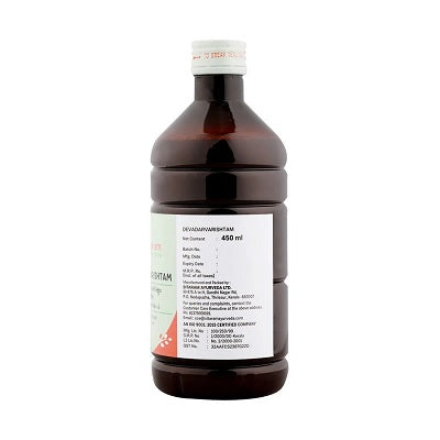 Sitaram Ayurveda Devadarvarishtam Syrup - 450 ML