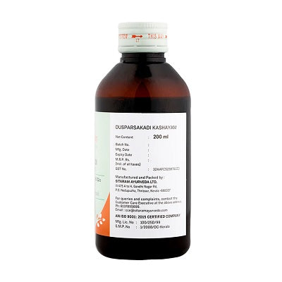 Sitaram Ayurveda Dusparsakadi Kashayam - 200 ML