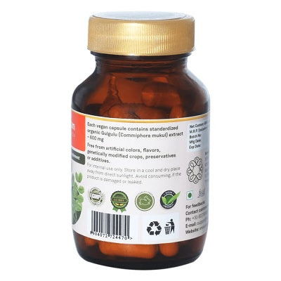 Sitaram Ayurveda Gulgulu Capsules - 60 Capsules