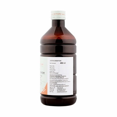 Sitaram Ayurveda Jeerakarishtam Syrup  - 450 ML