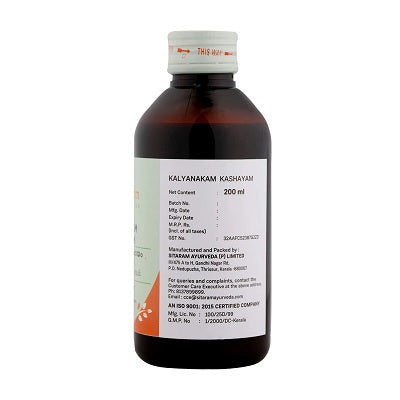 Sitaram Ayurveda Kalyanakam Kashayam Syrup - 200 ML