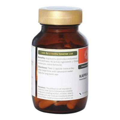 Sitaram Ayurveda Kapikachu Capsules - 60 Caps