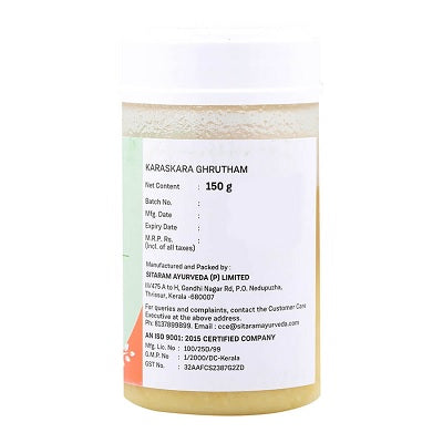 Sitaram Ayurveda Karaskara Ghrutham - 150 GM