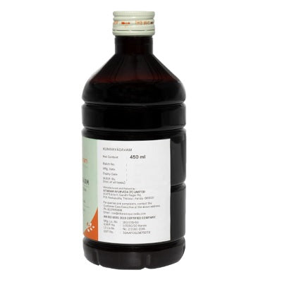 Sitaram Ayurveda Kumaryasavam Syrup - 450 ML