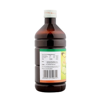 Sitaram Ayurveda Nellikkasavam Dhatryarishtam Syrup - 450 ML