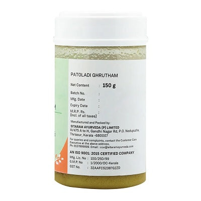 Sitaram Ayurveda Patoladi Ghrutham - 150 GM