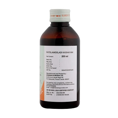 Sitaram Ayurveda Patolamooladi Kashayam - 200 ML