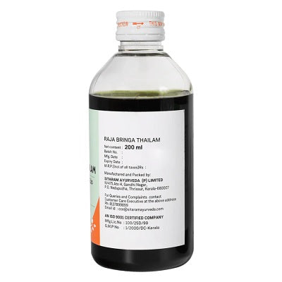 Sitaram Ayurveda Raja Bringa Thailam - 200 ML